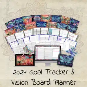 2024 Goal Tracker | 2024 Vision Board